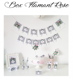 box-anniversaireflamant rose