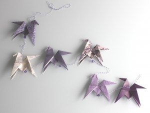 guirlande origami occuper les enfants pendant les vacances bordeaux lacanau cap ferretl