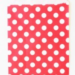 pochette rouge a pois